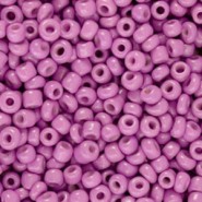 Glas rocailles kralen 8/0 (3mm) Raspberry pink